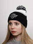 Шапка MITCHELL NESS арт. KTPCLD21212-LAKBLCK Los Angeles Kings NHL (черный / белый)